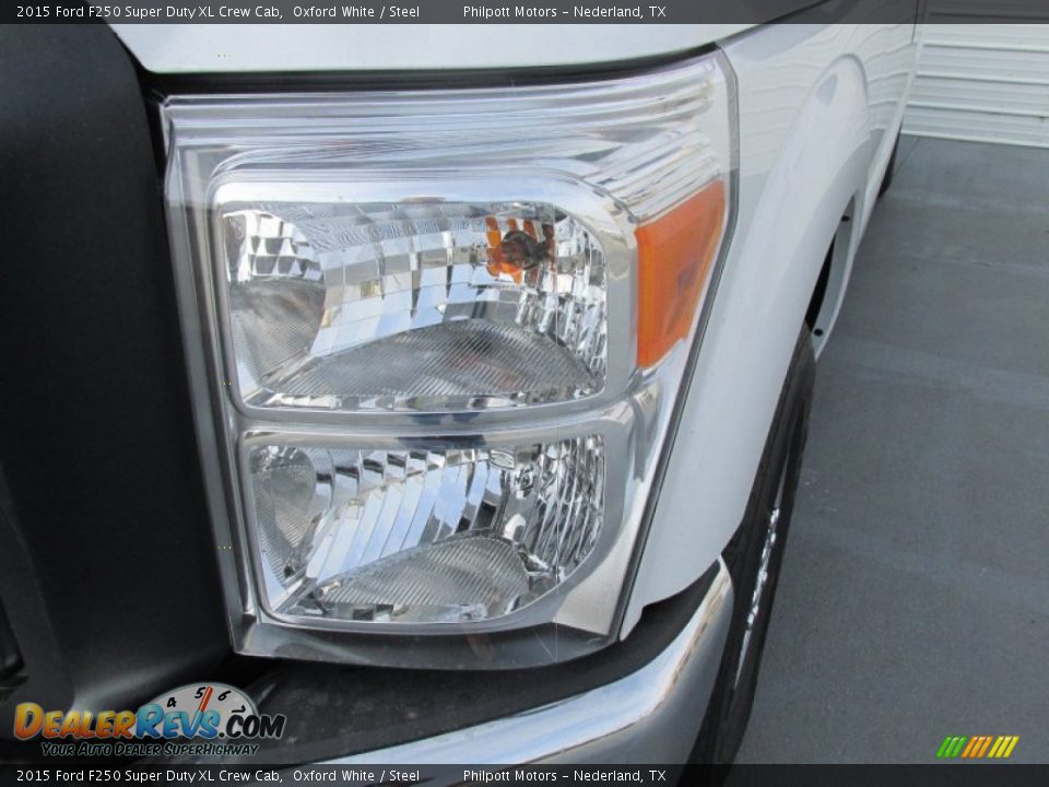 2015 Ford F250 Super Duty XL Crew Cab Oxford White / Steel Photo #9