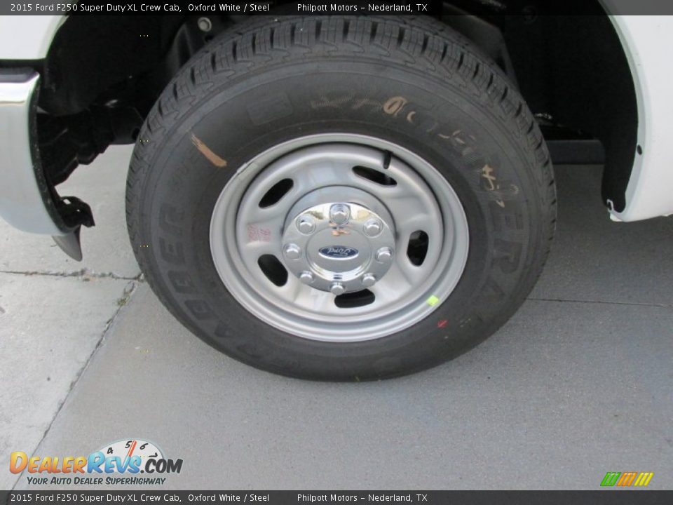 2015 Ford F250 Super Duty XL Crew Cab Oxford White / Steel Photo #11