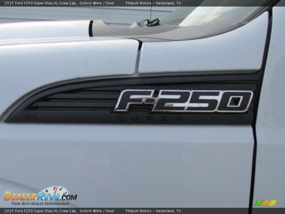2015 Ford F250 Super Duty XL Crew Cab Oxford White / Steel Photo #13