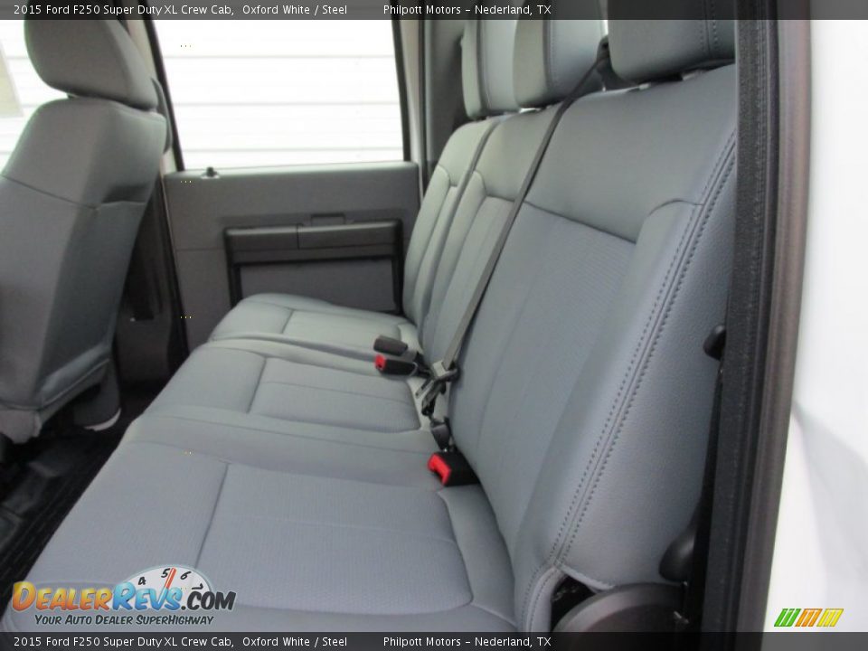 2015 Ford F250 Super Duty XL Crew Cab Oxford White / Steel Photo #18