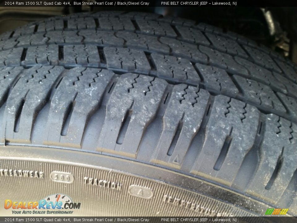 2014 Ram 1500 SLT Quad Cab 4x4 Blue Streak Pearl Coat / Black/Diesel Gray Photo #19