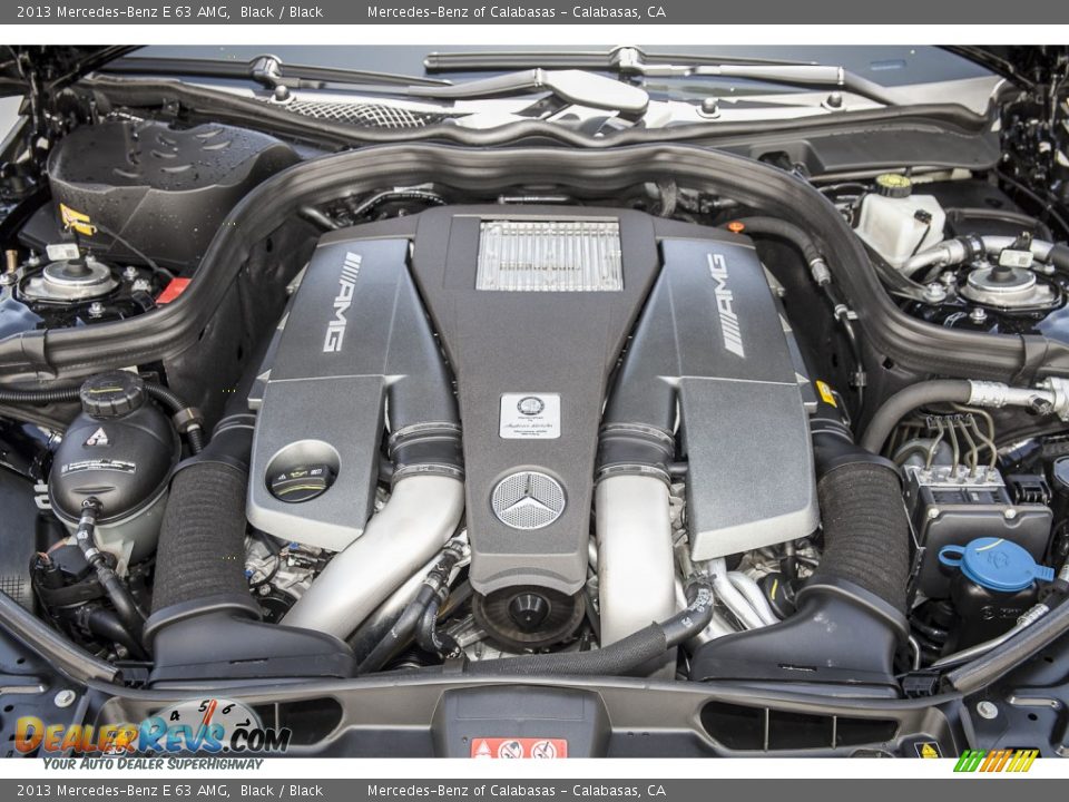 2013 Mercedes-Benz E 63 AMG 5.5 Liter AMG Biturbo DOHC 32-Valve VVT V8 Engine Photo #9