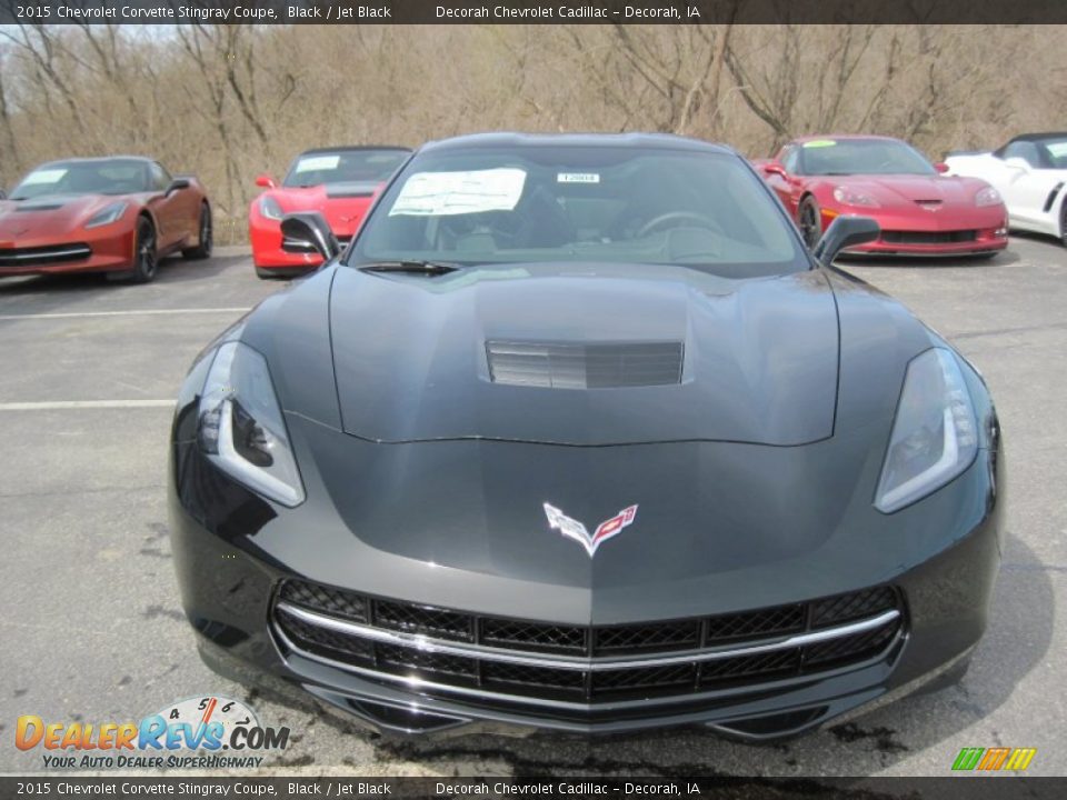 Black 2015 Chevrolet Corvette Stingray Coupe Photo #2