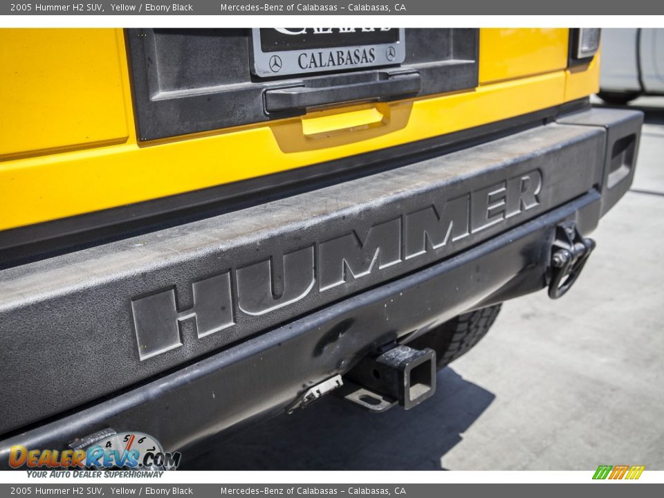 2005 Hummer H2 SUV Yellow / Ebony Black Photo #7