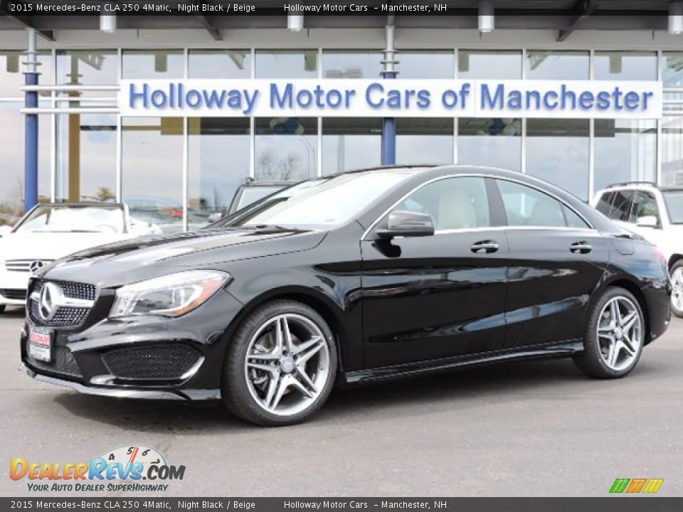 2015 Mercedes-Benz CLA 250 4Matic Night Black / Beige Photo #1