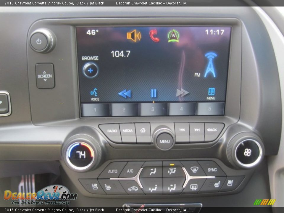 Controls of 2015 Chevrolet Corvette Stingray Coupe Photo #13
