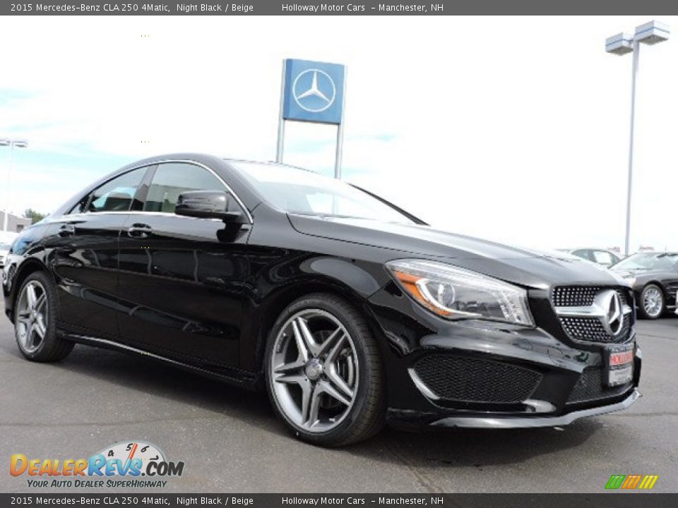 2015 Mercedes-Benz CLA 250 4Matic Night Black / Beige Photo #3