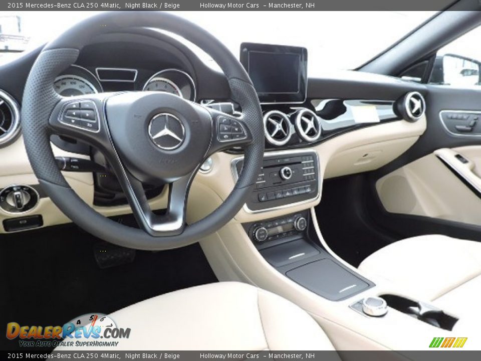 Beige Interior - 2015 Mercedes-Benz CLA 250 4Matic Photo #8