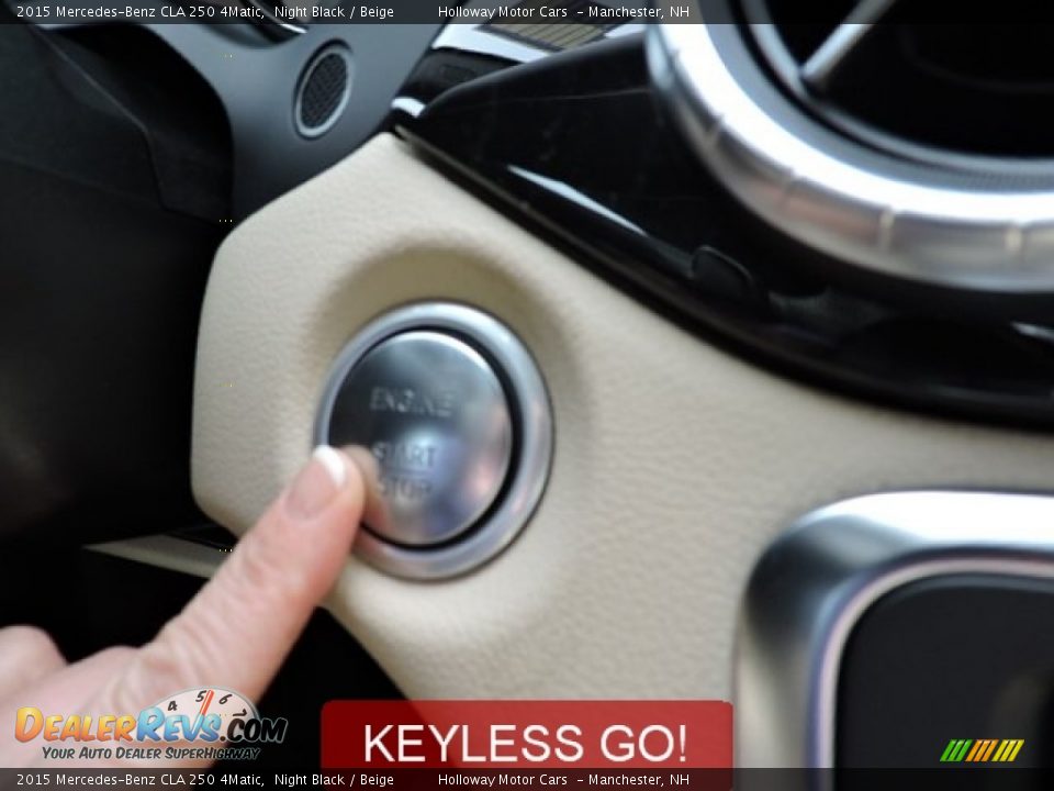 2015 Mercedes-Benz CLA 250 4Matic Night Black / Beige Photo #12