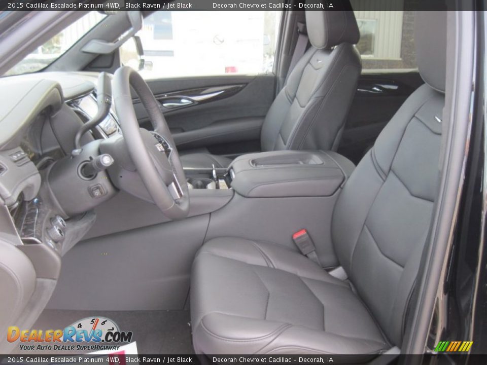 Front Seat of 2015 Cadillac Escalade Platinum 4WD Photo #6