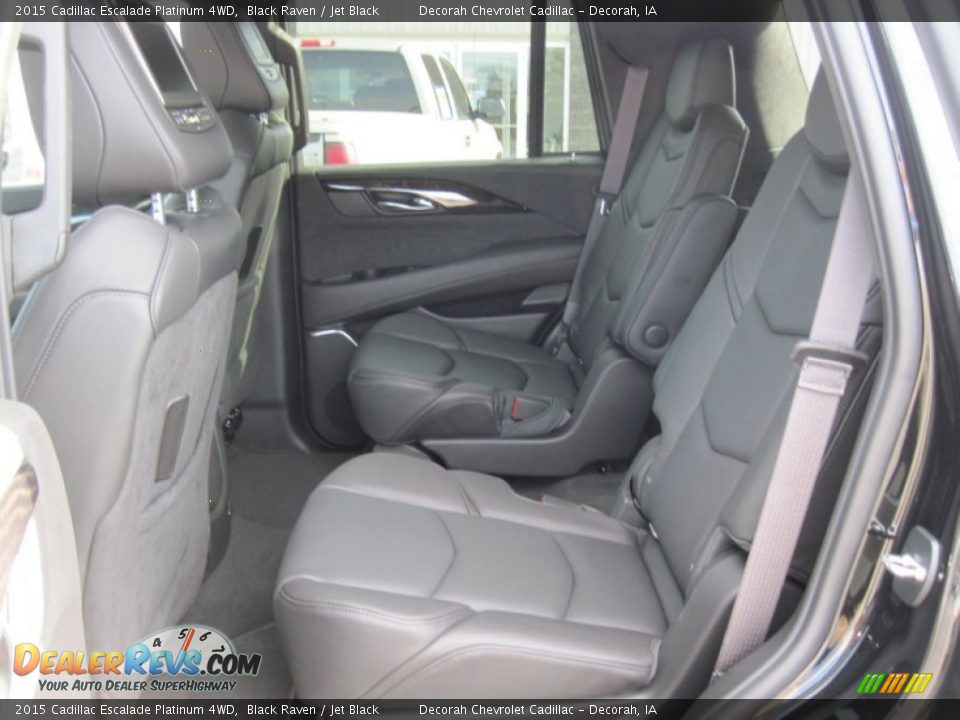 Rear Seat of 2015 Cadillac Escalade Platinum 4WD Photo #7