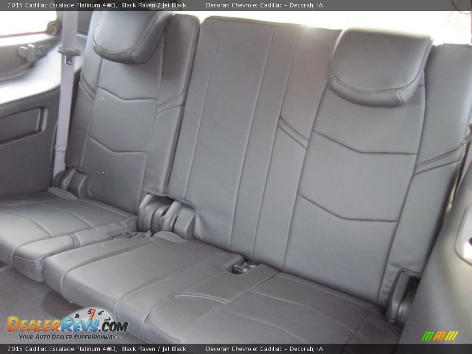 Rear Seat of 2015 Cadillac Escalade Platinum 4WD Photo #12