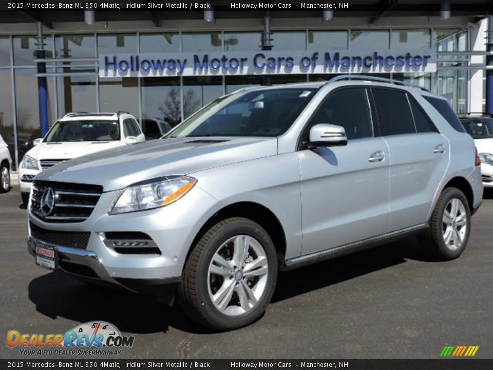 2015 Mercedes-Benz ML 350 4Matic Iridium Silver Metallic / Black Photo #1