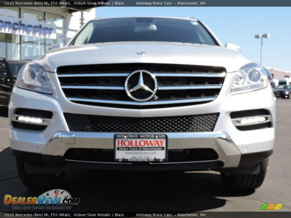 2015 Mercedes-Benz ML 350 4Matic Iridium Silver Metallic / Black Photo #2