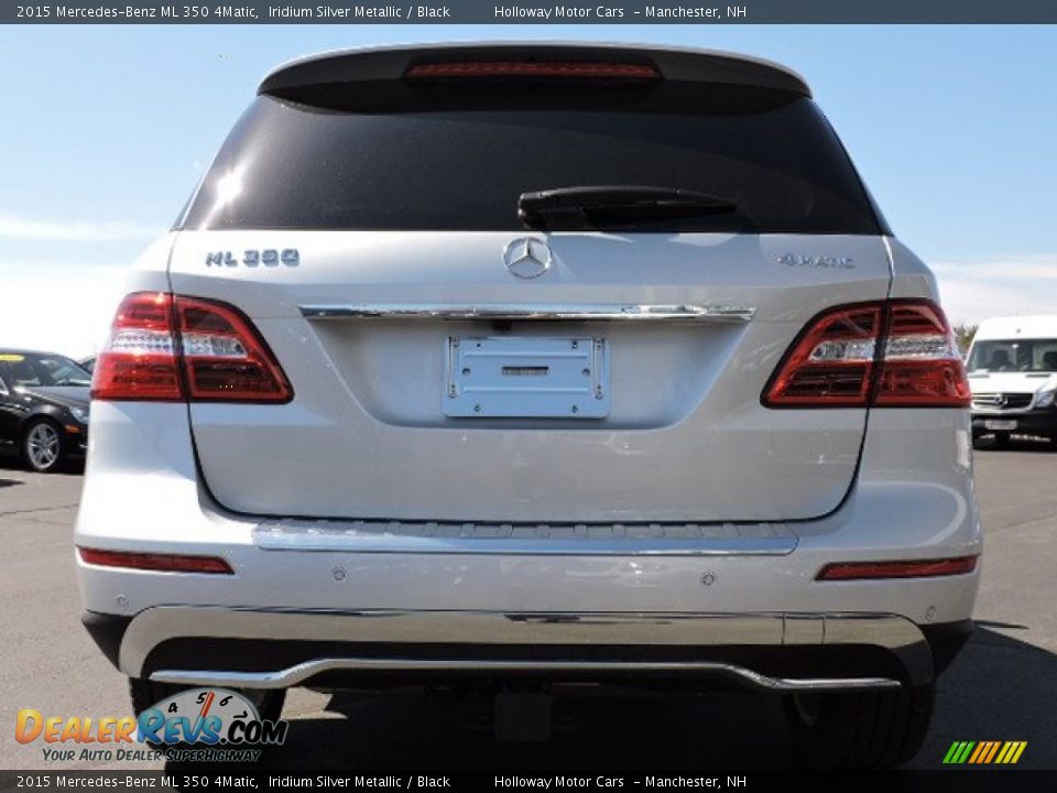 2015 Mercedes-Benz ML 350 4Matic Iridium Silver Metallic / Black Photo #4