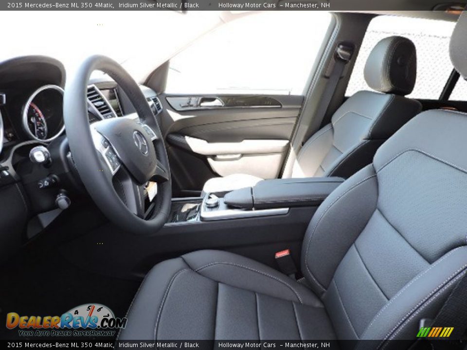 2015 Mercedes-Benz ML 350 4Matic Iridium Silver Metallic / Black Photo #11