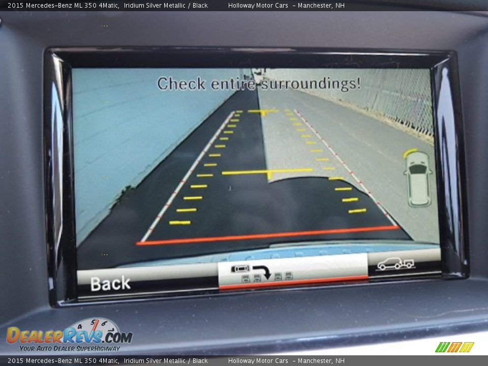 2015 Mercedes-Benz ML 350 4Matic Iridium Silver Metallic / Black Photo #14