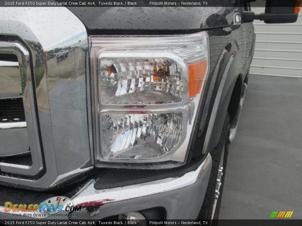 2015 Ford F250 Super Duty Lariat Crew Cab 4x4 Tuxedo Black / Black Photo #9