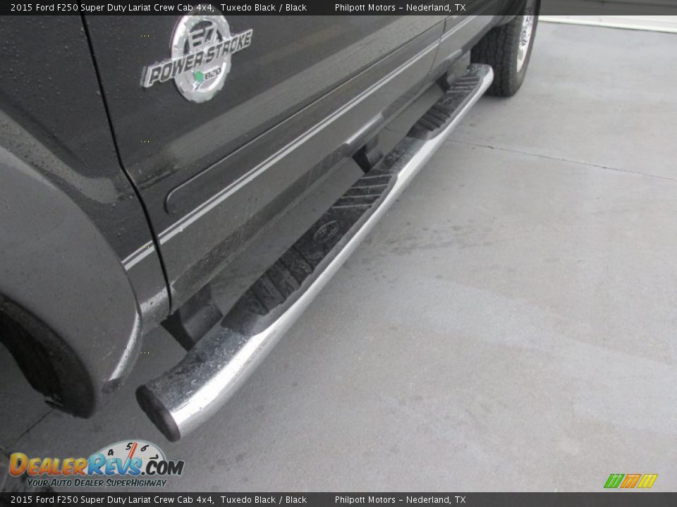 2015 Ford F250 Super Duty Lariat Crew Cab 4x4 Tuxedo Black / Black Photo #12