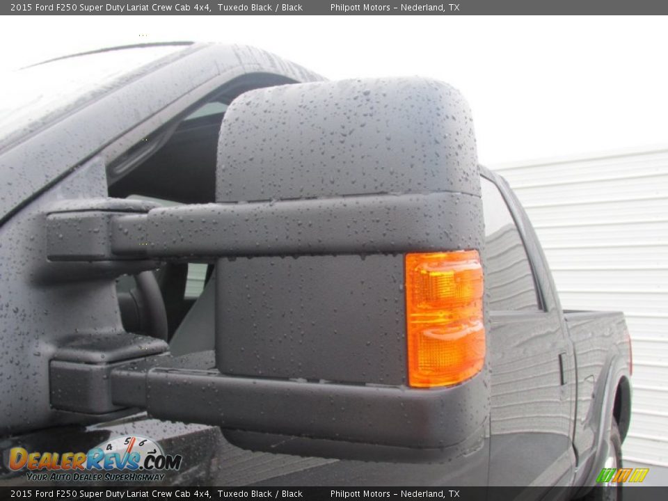 2015 Ford F250 Super Duty Lariat Crew Cab 4x4 Tuxedo Black / Black Photo #13