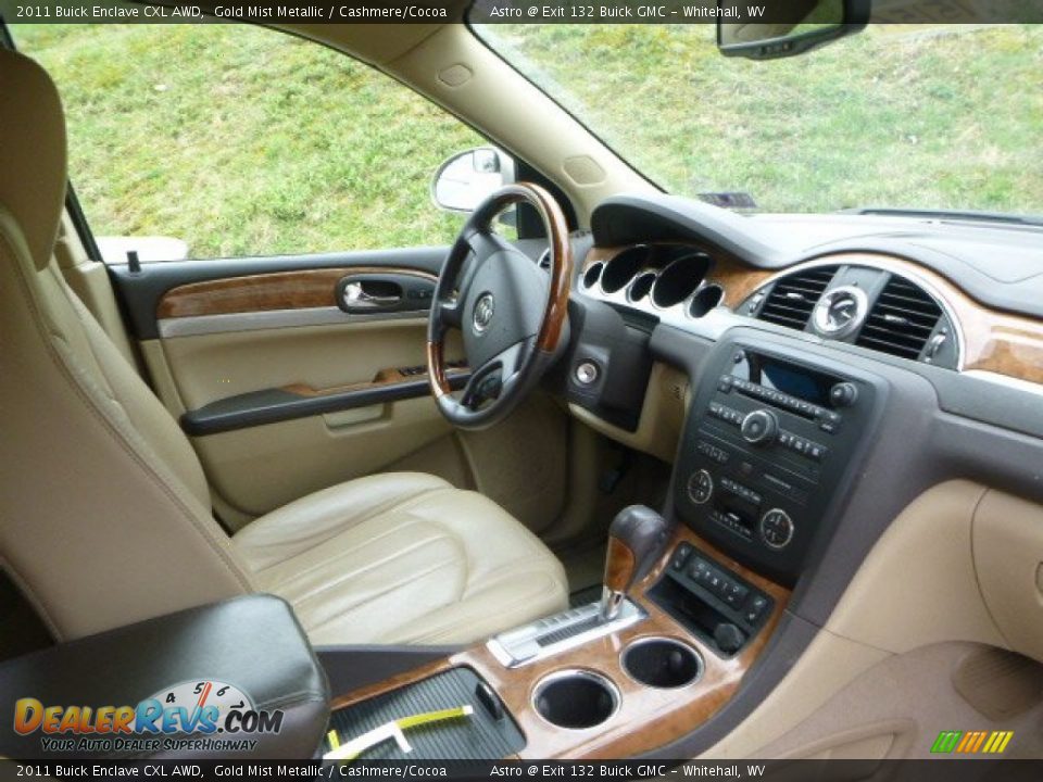 2011 Buick Enclave CXL AWD Gold Mist Metallic / Cashmere/Cocoa Photo #7