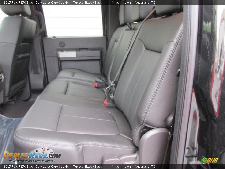 2015 Ford F250 Super Duty Lariat Crew Cab 4x4 Tuxedo Black / Black Photo #21