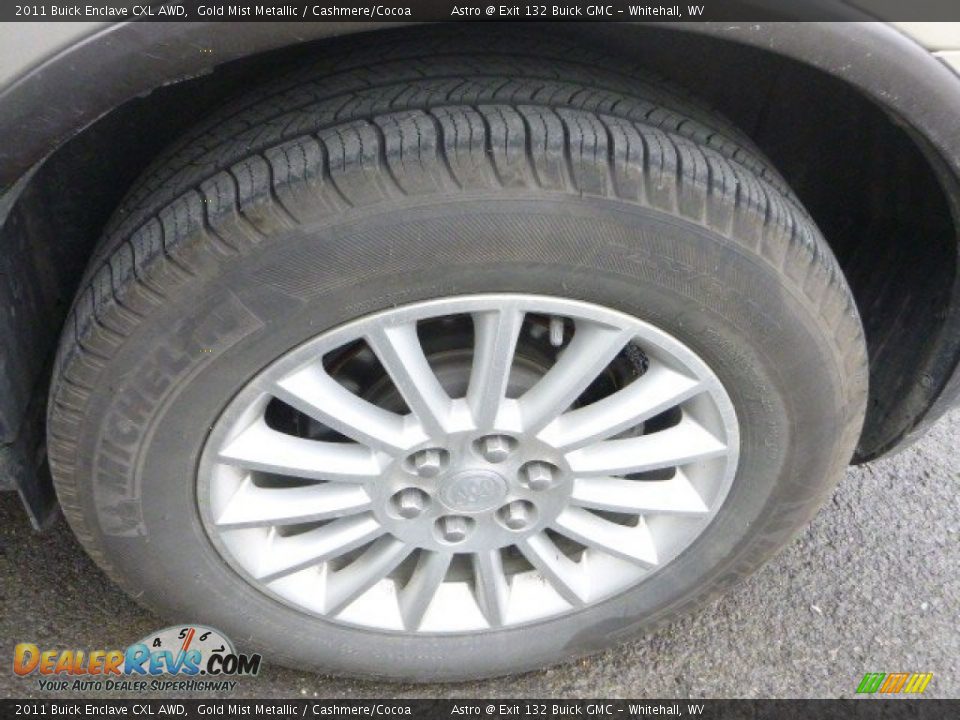 2011 Buick Enclave CXL AWD Gold Mist Metallic / Cashmere/Cocoa Photo #20