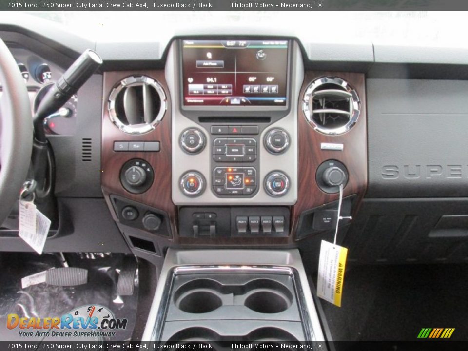 2015 Ford F250 Super Duty Lariat Crew Cab 4x4 Tuxedo Black / Black Photo #29