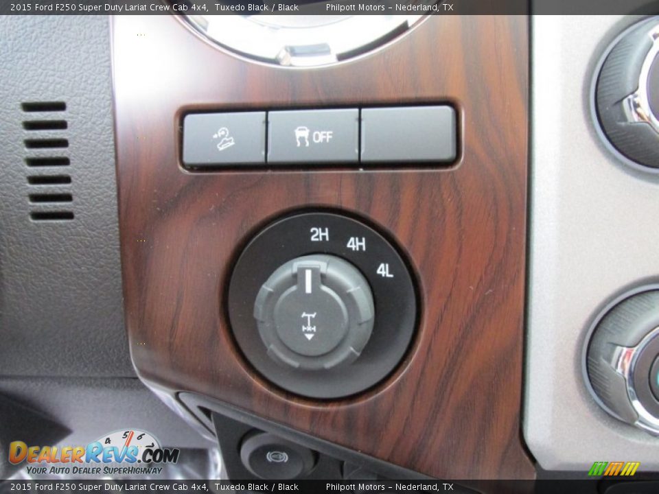 2015 Ford F250 Super Duty Lariat Crew Cab 4x4 Tuxedo Black / Black Photo #33