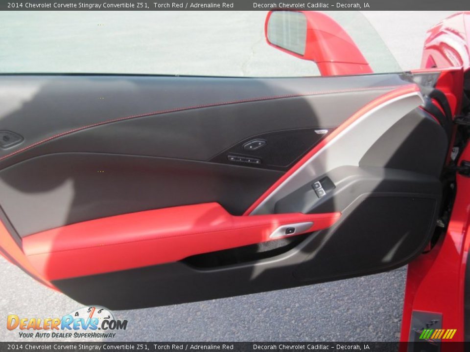 2014 Chevrolet Corvette Stingray Convertible Z51 Torch Red / Adrenaline Red Photo #10