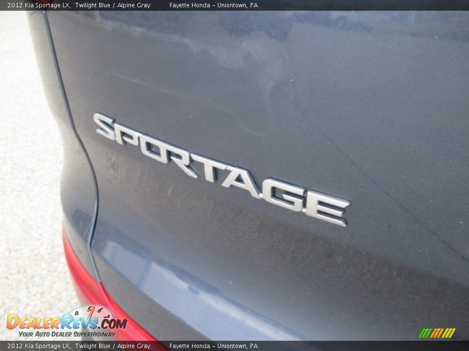 2012 Kia Sportage LX Twilight Blue / Alpine Gray Photo #19
