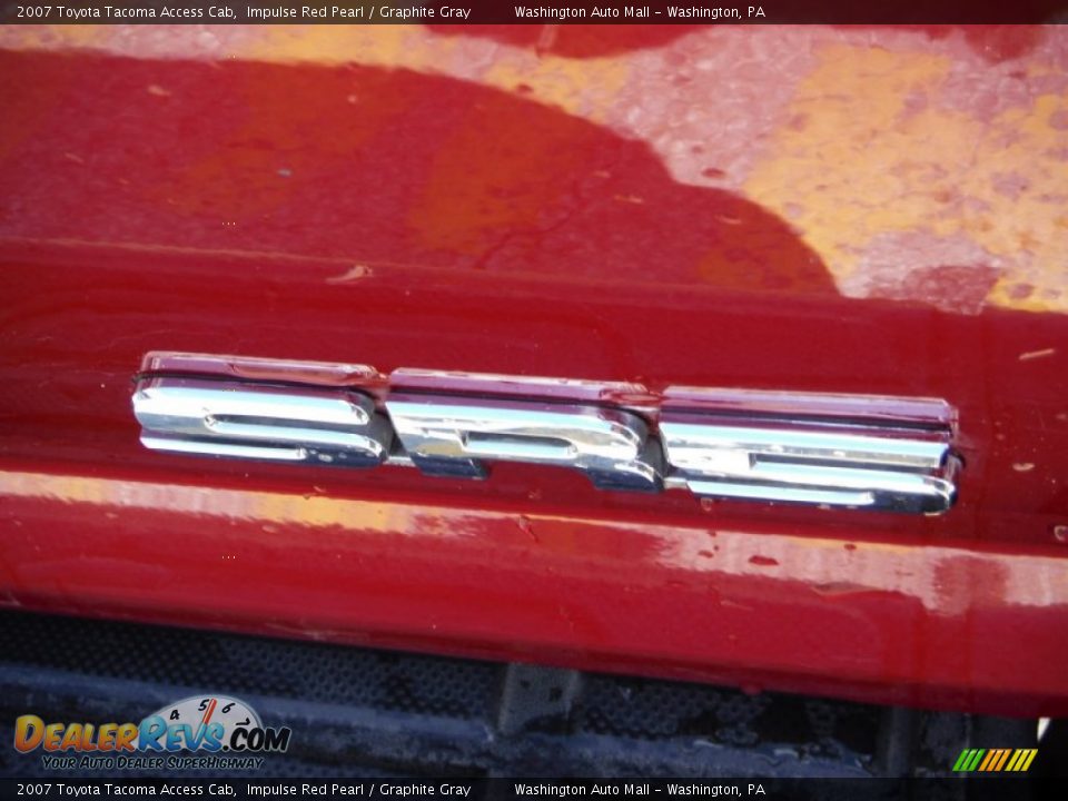 2007 Toyota Tacoma Access Cab Impulse Red Pearl / Graphite Gray Photo #9