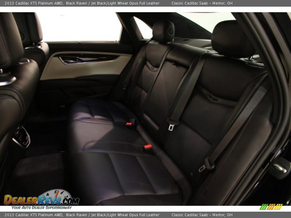 2013 Cadillac XTS Platinum AWD Black Raven / Jet Black/Light Wheat Opus Full Leather Photo #18