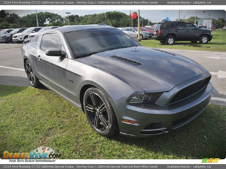 2014 Ford Mustang GT/CS California Special Coupe Sterling Gray / California Special Charcoal Black/Miko Suede Photo #8