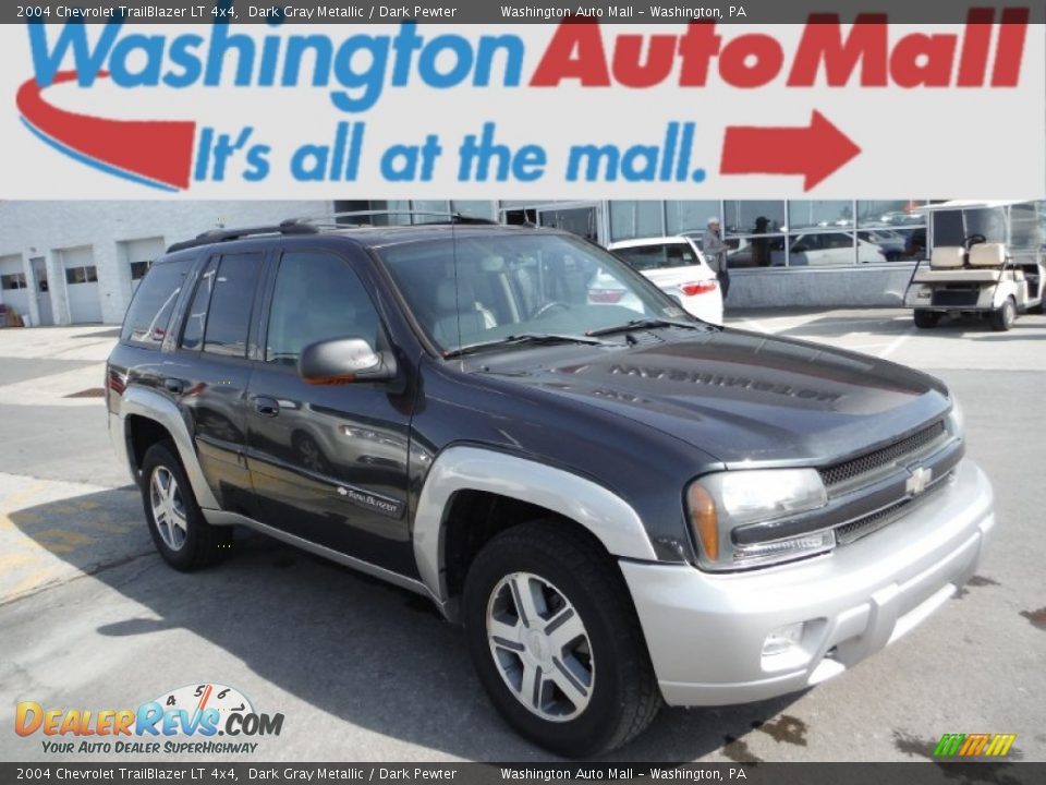 2004 Chevrolet TrailBlazer LT 4x4 Dark Gray Metallic / Dark Pewter Photo #1