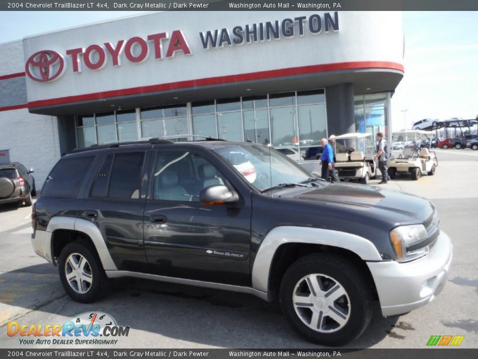 2004 Chevrolet TrailBlazer LT 4x4 Dark Gray Metallic / Dark Pewter Photo #2