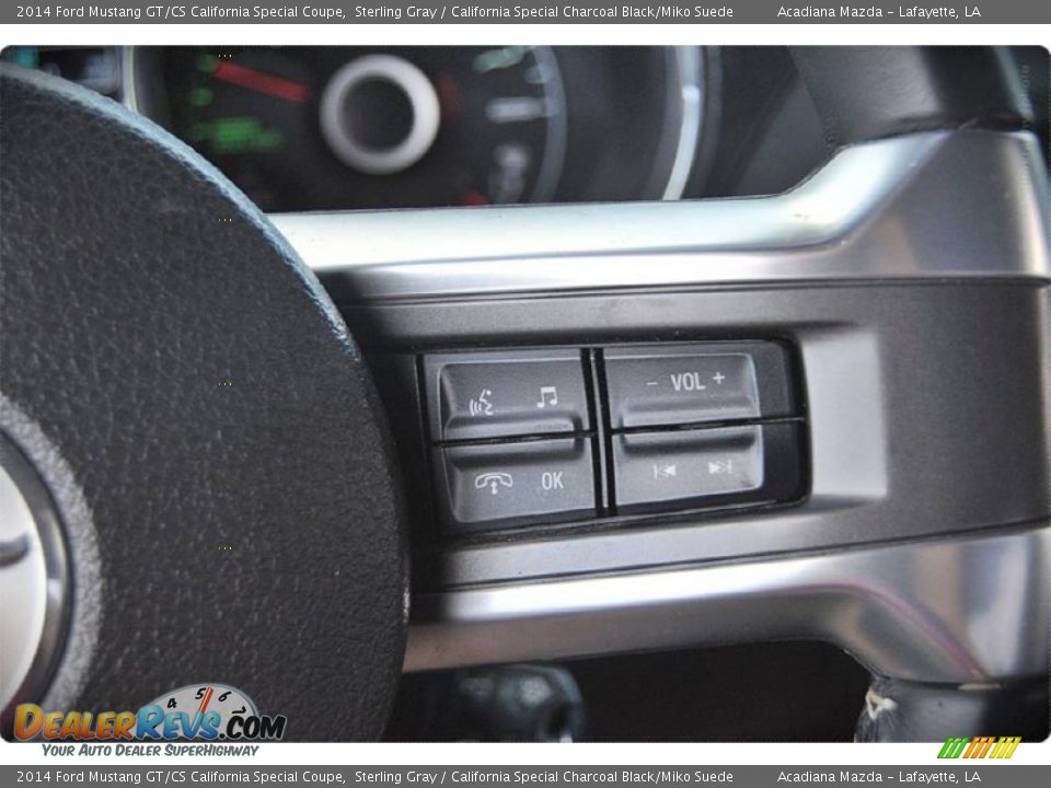 2014 Ford Mustang GT/CS California Special Coupe Sterling Gray / California Special Charcoal Black/Miko Suede Photo #22