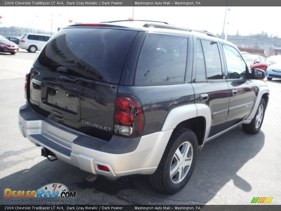 2004 Chevrolet TrailBlazer LT 4x4 Dark Gray Metallic / Dark Pewter Photo #9