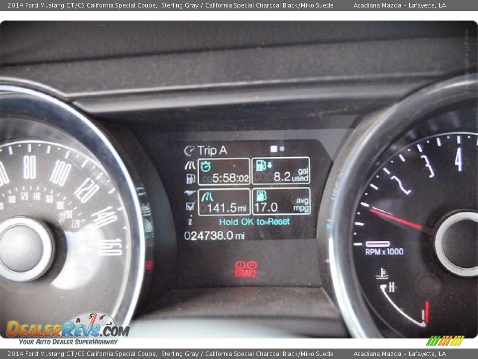2014 Ford Mustang GT/CS California Special Coupe Sterling Gray / California Special Charcoal Black/Miko Suede Photo #23