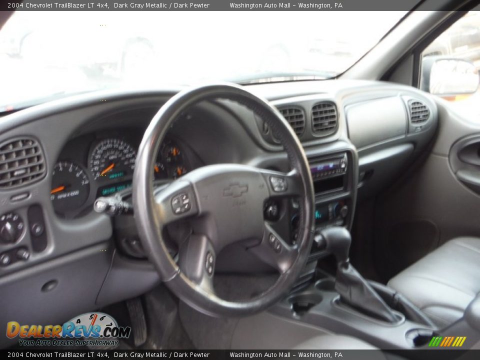 2004 Chevrolet TrailBlazer LT 4x4 Dark Gray Metallic / Dark Pewter Photo #12