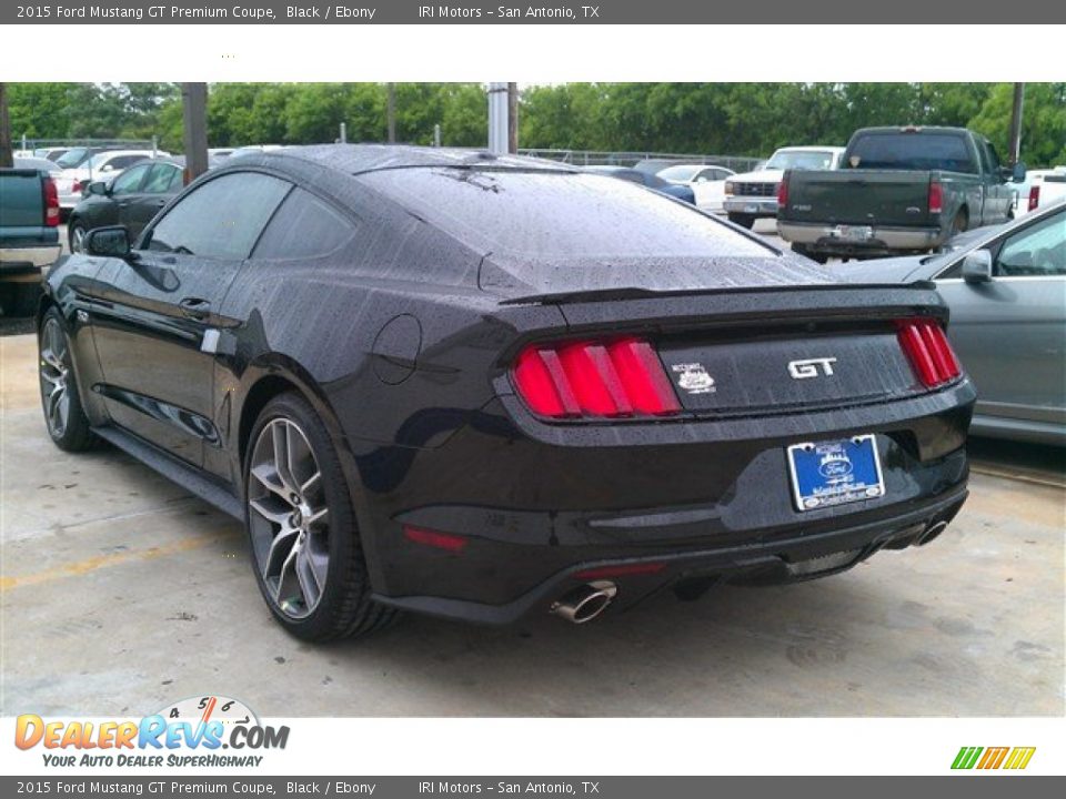 2015 Ford Mustang GT Premium Coupe Black / Ebony Photo #13