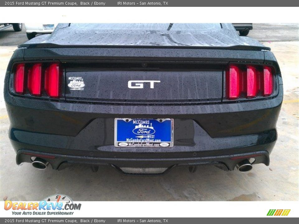 2015 Ford Mustang GT Premium Coupe Black / Ebony Photo #14