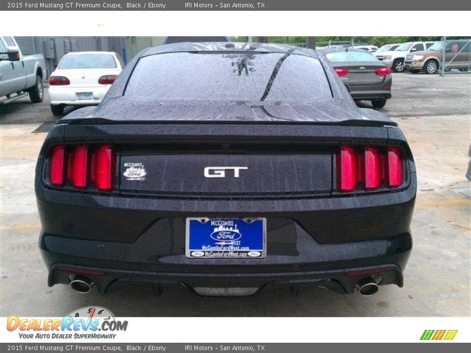 2015 Ford Mustang GT Premium Coupe Black / Ebony Photo #15