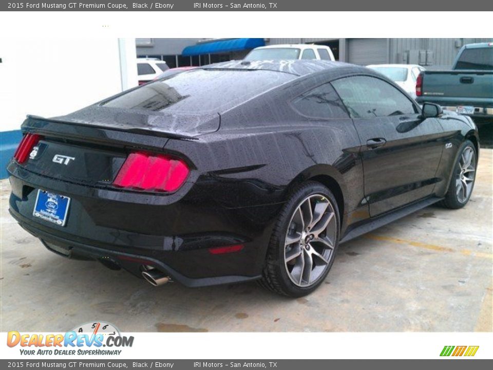 2015 Ford Mustang GT Premium Coupe Black / Ebony Photo #16