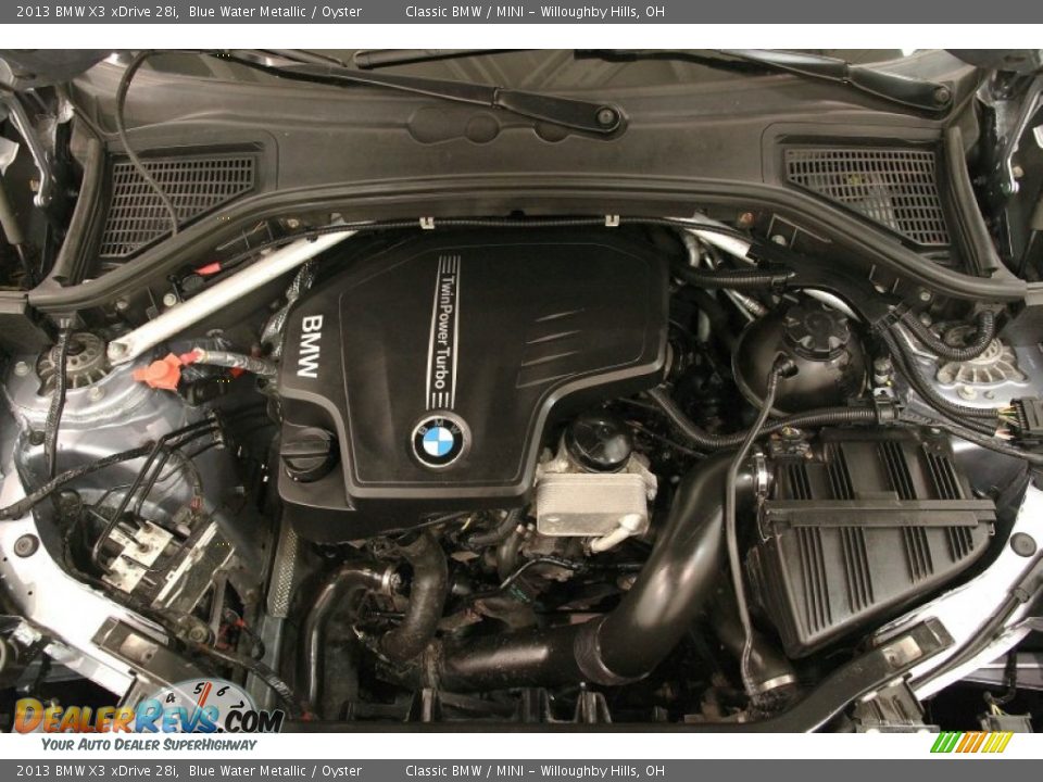 2013 BMW X3 xDrive 28i Blue Water Metallic / Oyster Photo #19