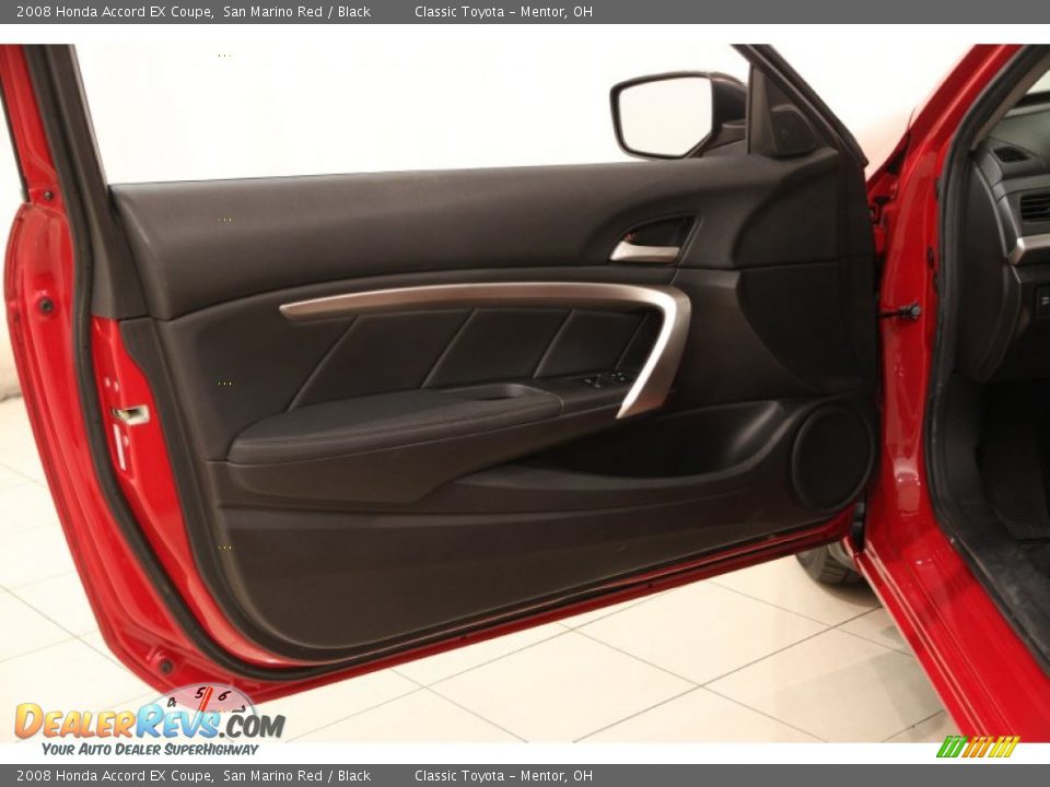 2008 Honda Accord EX Coupe San Marino Red / Black Photo #4