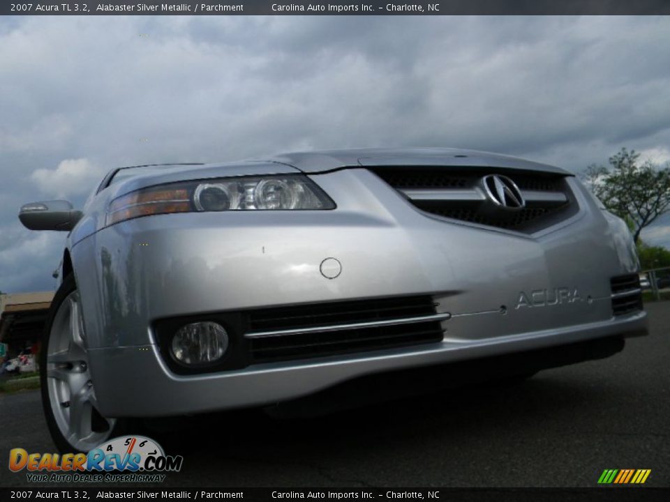2007 Acura TL 3.2 Alabaster Silver Metallic / Parchment Photo #1