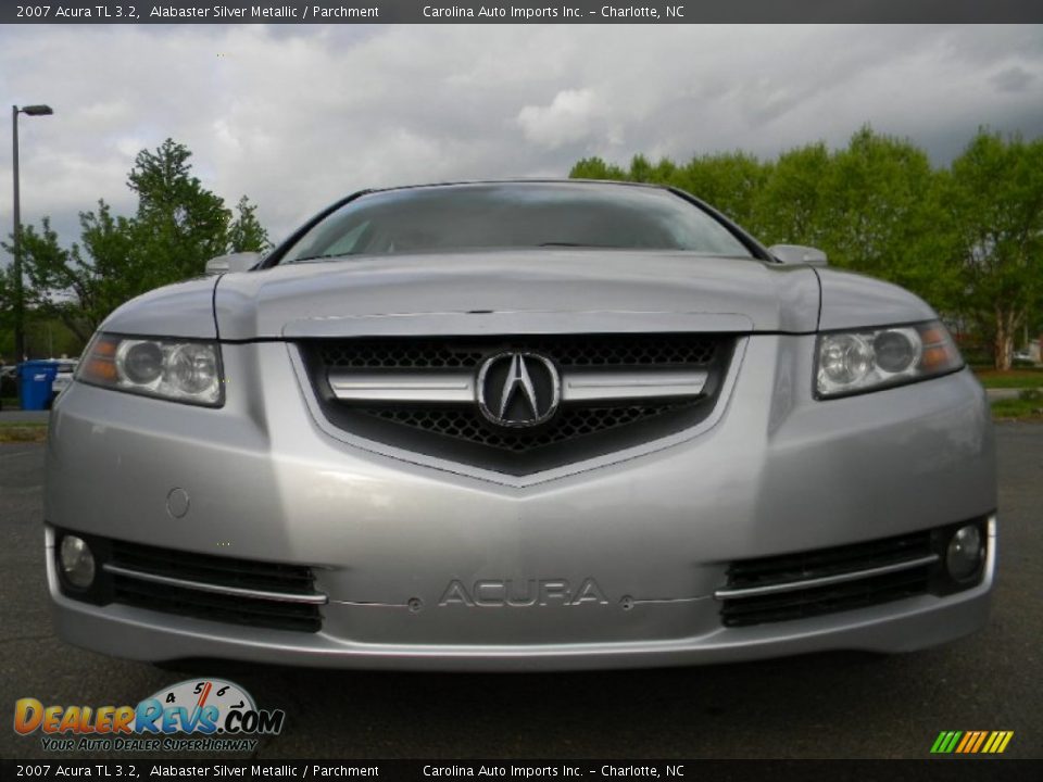 2007 Acura TL 3.2 Alabaster Silver Metallic / Parchment Photo #4