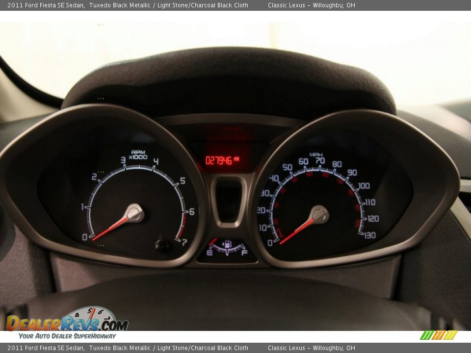 2011 Ford Fiesta SE Sedan Gauges Photo #7