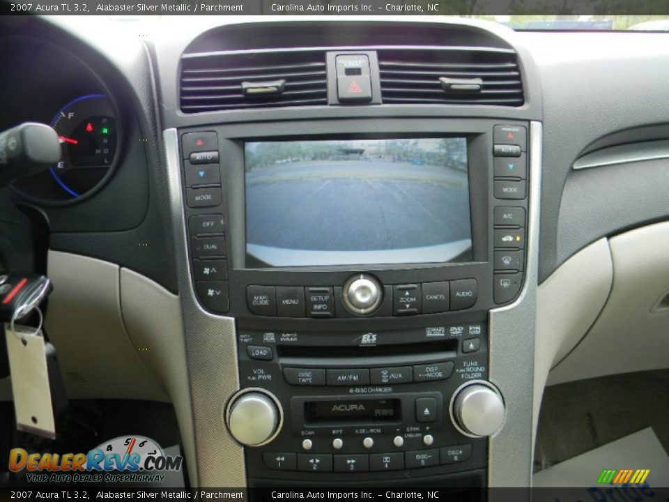 2007 Acura TL 3.2 Alabaster Silver Metallic / Parchment Photo #16